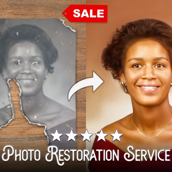 ¡El mejor servicio de restauración de fotografías! Colorear imagen, mejorar calidad, restaurar imagen antigua, edición de fotos antiguas, eliminar desenfoque, arreglar, reparar, borrar