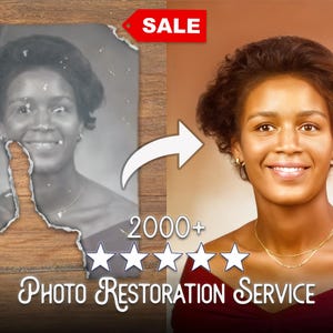 Best Photo Restoration Service! Colorize Image, Improve Quality, Restore Old Picture, Vintage Photo Editing, Fix Blur, Repair Damaged Photo