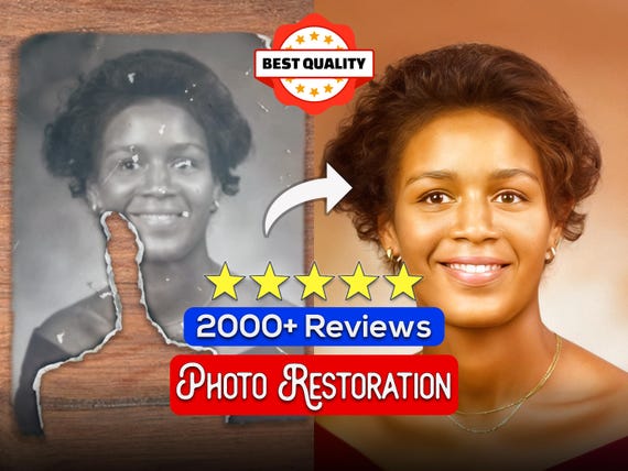 Best Photo Restoration Service! Colorize Image, Improve Quality, Restore Old Picture, Fix Damage, Fix Blur, Repair Damage, Photo Repair Pic