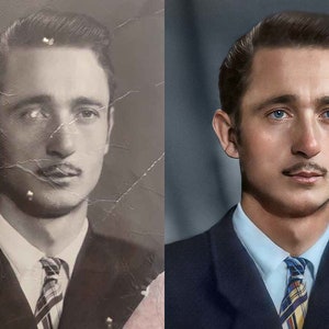 Photo Restoration Service Example