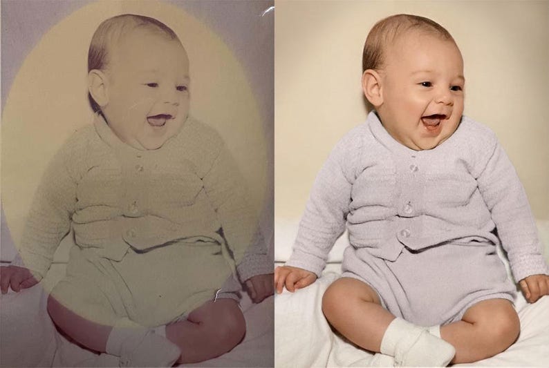 Manual Photo Restoration: Repair Damaged, Colorize Old Photos (Digital File) image 4