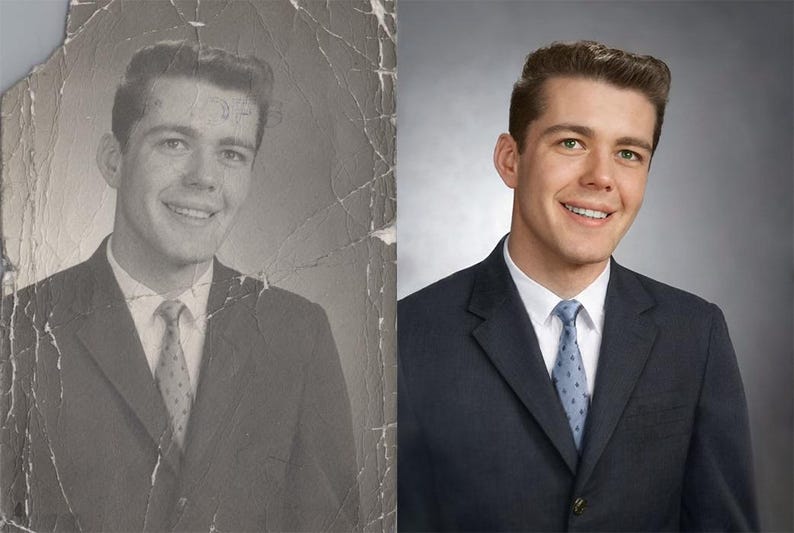 Manual Photo Restoration: Repair Damaged, Colorize Old Photos (Digital File) image 13