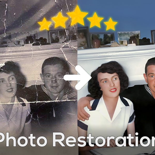 Old Photo Restoration Service. Vintage Photo Retouching, Colorize Picture, Fix Picture Restore, Photo Editing, Repair Image, Improve Quality