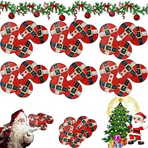 Cinture di Babbo Natale, monete di cioccolato al latte, riempitivo per sacchetti di festa, bomboniere di Natale, monete di cintura di Babbo Natale in lamina