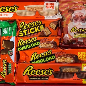 Gepersonaliseerde Reeces chocolade snoepmand | Reeses kerstcadeaudoos | Fijne verjaardag | Kerstcadeau | Bedankt | Cadeaus voor kousvuller