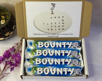 Bounty Chocolate Christmas Xmas Gift Box Christmas Present New Year Gift Stock Filler