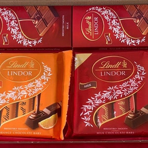 Lindt Lindor Chocolate Hamper Letterbox Cumpleaños Abrazo en una caja Regalos para él Hijo Hija Nieto Padres Día Amigos Regalo de Pascua Large Box