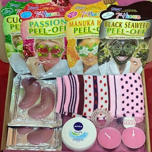 Envío abrazos paquete de cuidado - cálido & regalo acogedor - paquete para amigo - pensando en usted - Caja de regalo de cuidado personal - cesta de regalo de caja de letras para ella