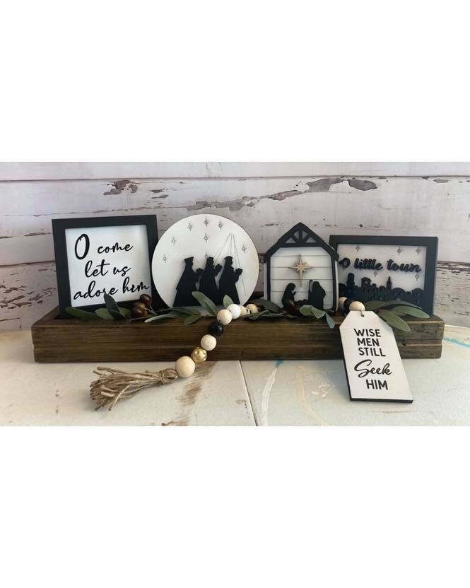 Nativity Tier Tray set