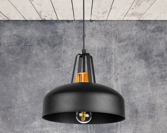 Ceiling light lamp ceiling lamp black copper loft industrial E27 230V pendant lamp