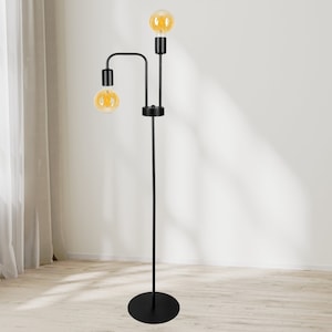 Lamp floor lamp floor lamp black metal