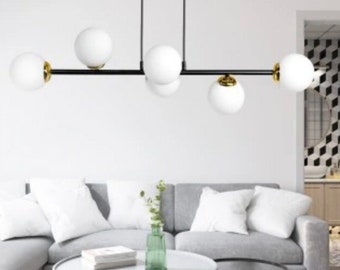 Ceiling Lamp Pendant Lamp Ball White Black Living Room Bedroom Dining Room