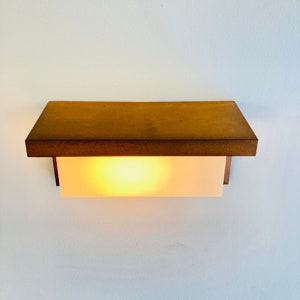 Onlux Rust Finish Outdoor Wall Light - Up & Down LED, 230V, IP44, GU10 Bulbs (Not Incl.)