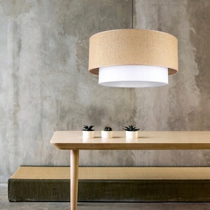 ONLUX Boho Hanging Ceiling Light Pendant Lamp Shade Dimensions: 45 x 23 cm 230V