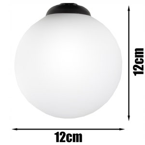 Ceiling light lamp ceiling lamp black loft industrial E27 230V black white ball 4-bulb image 2