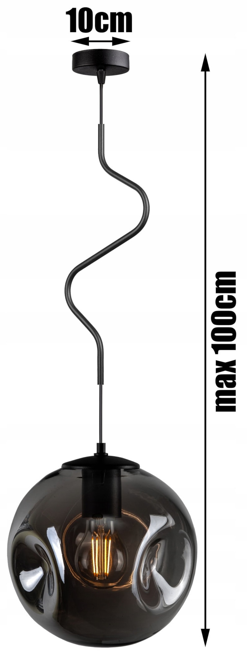 6x Solar Hängelampen Mit Glas-Kugeln - Magische Gartenbeleuchtung