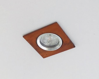 Inbouwspot, inbouwspot, roestkleurige afwerking, incl. GU10 fitting, GRATIS, 230V plafondspot, inbouwlamp