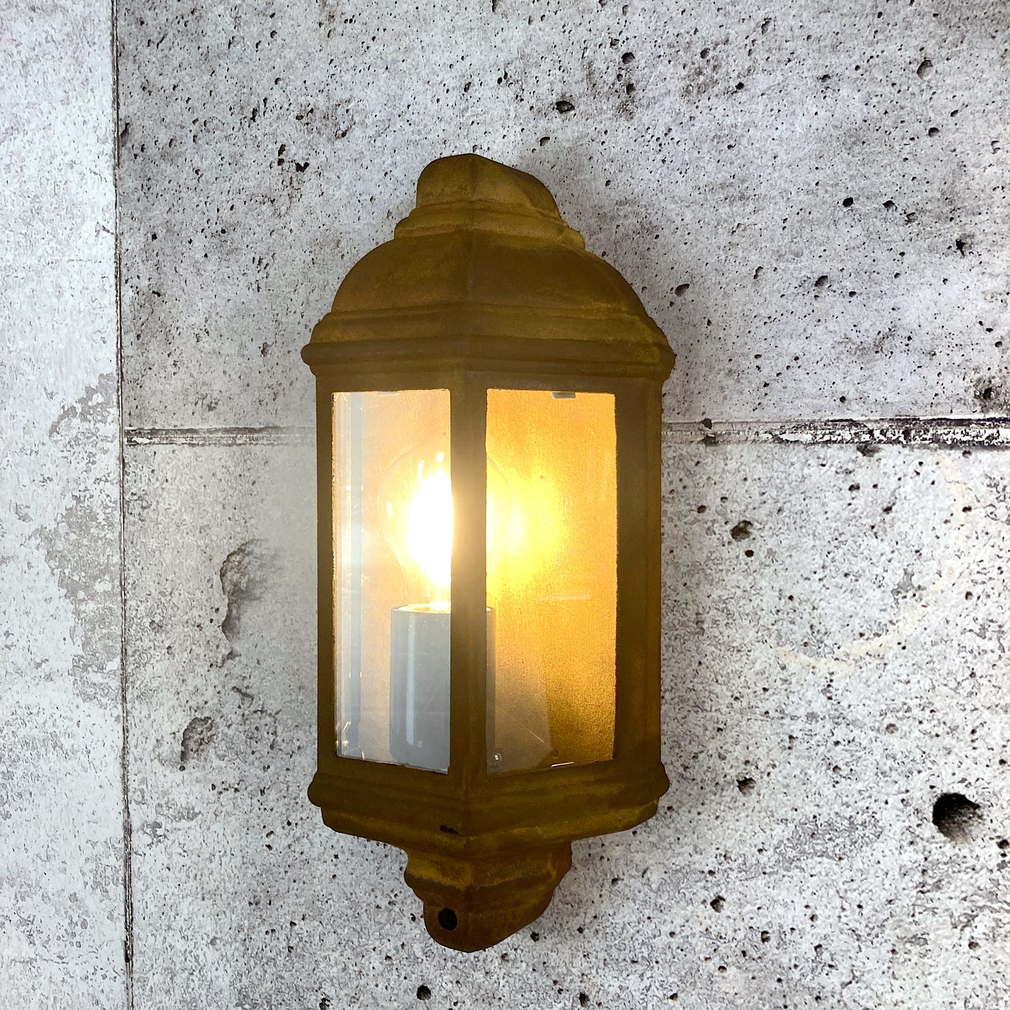 Outdoor light wall lamp wall light wall spotlight garden socket rust rust lamp E27 230V