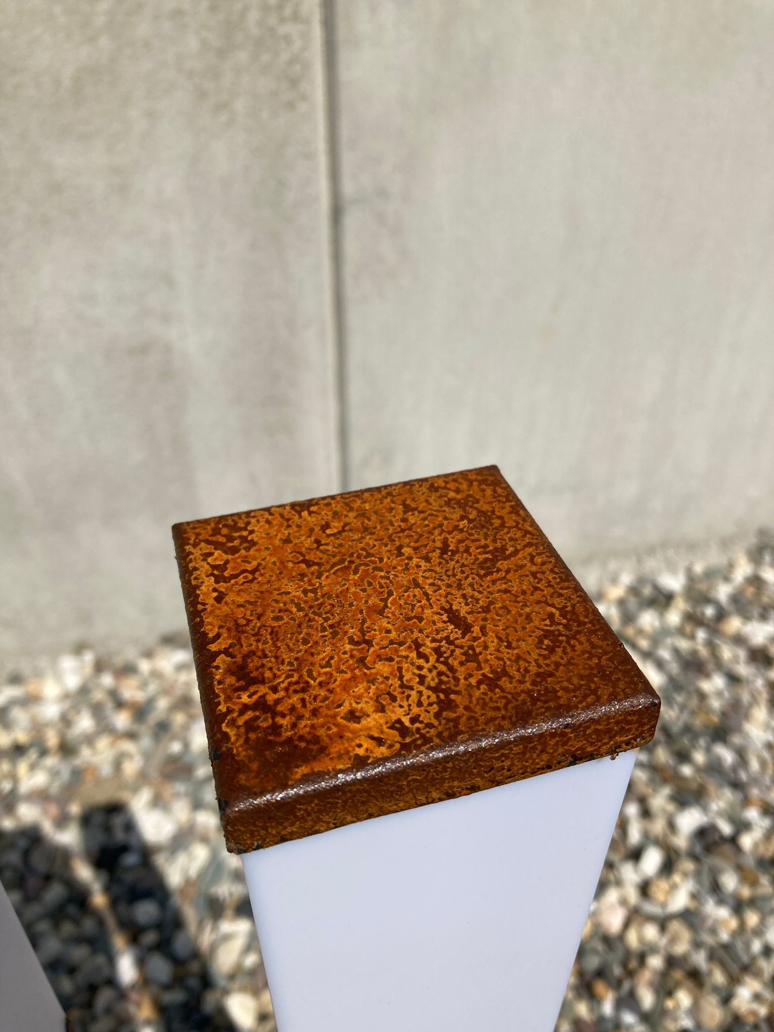 Outdoor Path Light, Rust-effect Lamp, LED E27, Outdoor Floor Lamp, 40 ...