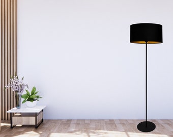 Lamp floor lamp floor lamp black - gold