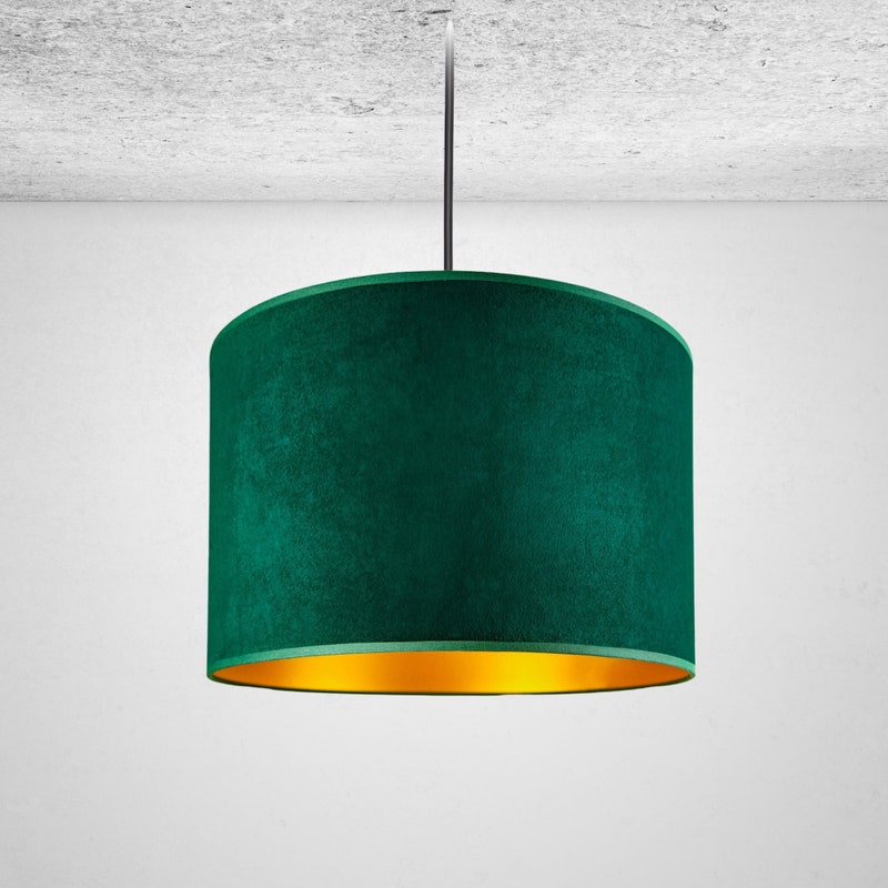 Green Pendant Light - Etsy