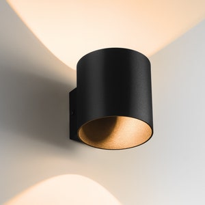 Wall Light Modern Minimalist Wall Lamp Black Industrial G9 Round Vanities