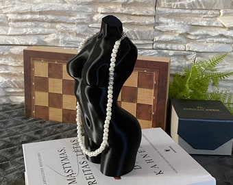 Female Torso Jewelry Display Stand Storage / 3D printed
