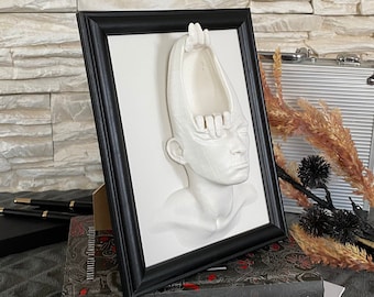 Open your Mind Framed Wall Art / 3D Printed
