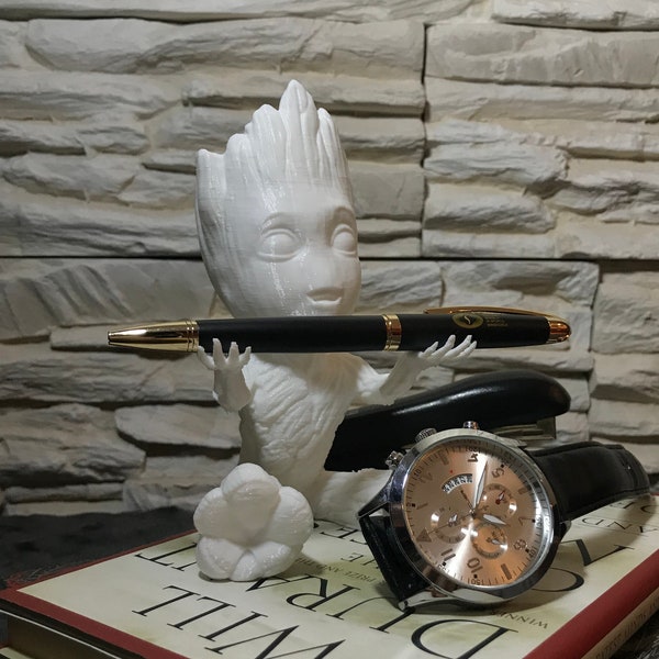 Baby Groot Pen holder / Guardians of the Galaxy / 3D printed