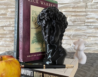 David von Michelangelo Statue Buchstütze / 3D Gedruckt