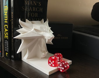 Witcherr Bookend / 3D printed / Book holder