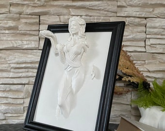 Medusa Figure Wall Art / 3D Printed