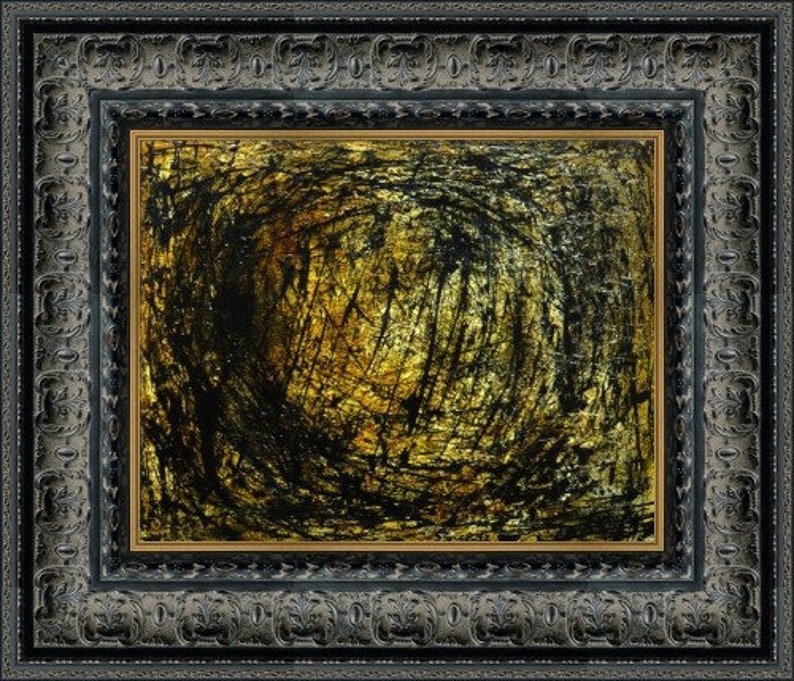 Contemporary painting Modern painting. Original painting by Gustau Donat From the Synapse series Expressionist painting