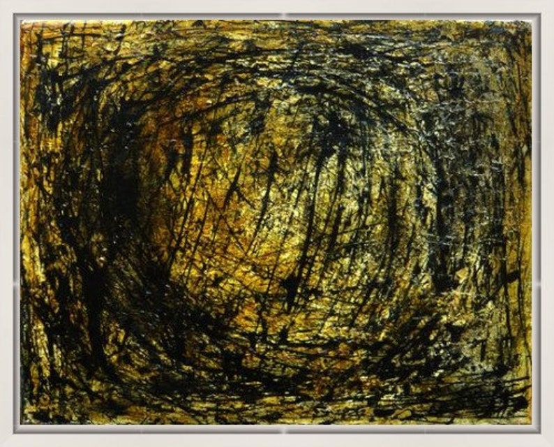 Contemporary painting Modern painting. Original painting by Gustau Donat From the Synapse series Expressionist painting