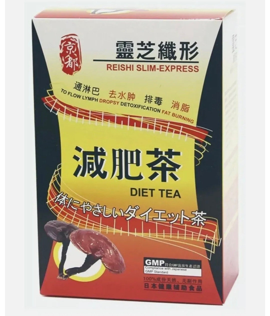 Reishi Slimexpress Diet Tea, Japan REISHI DIET TEA 30bags Loose Weight
