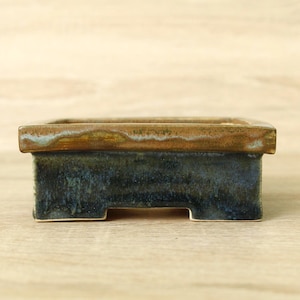 Bonsai pot - 11.5 x 11.5 x 4 cm (4.5 inches)