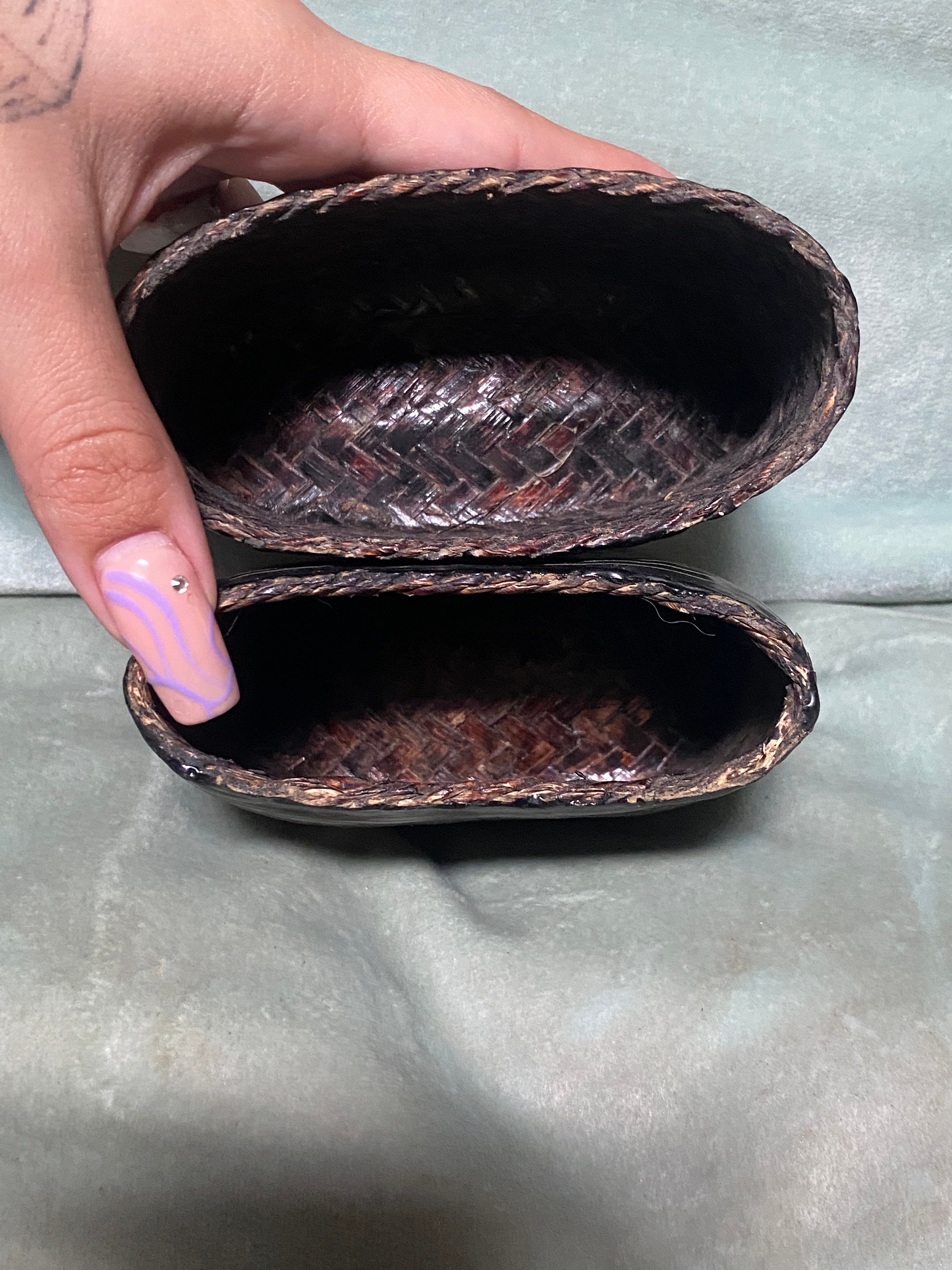 Vintage Burmese Lacquer Wallet Coin Purse Card Holder - Etsy