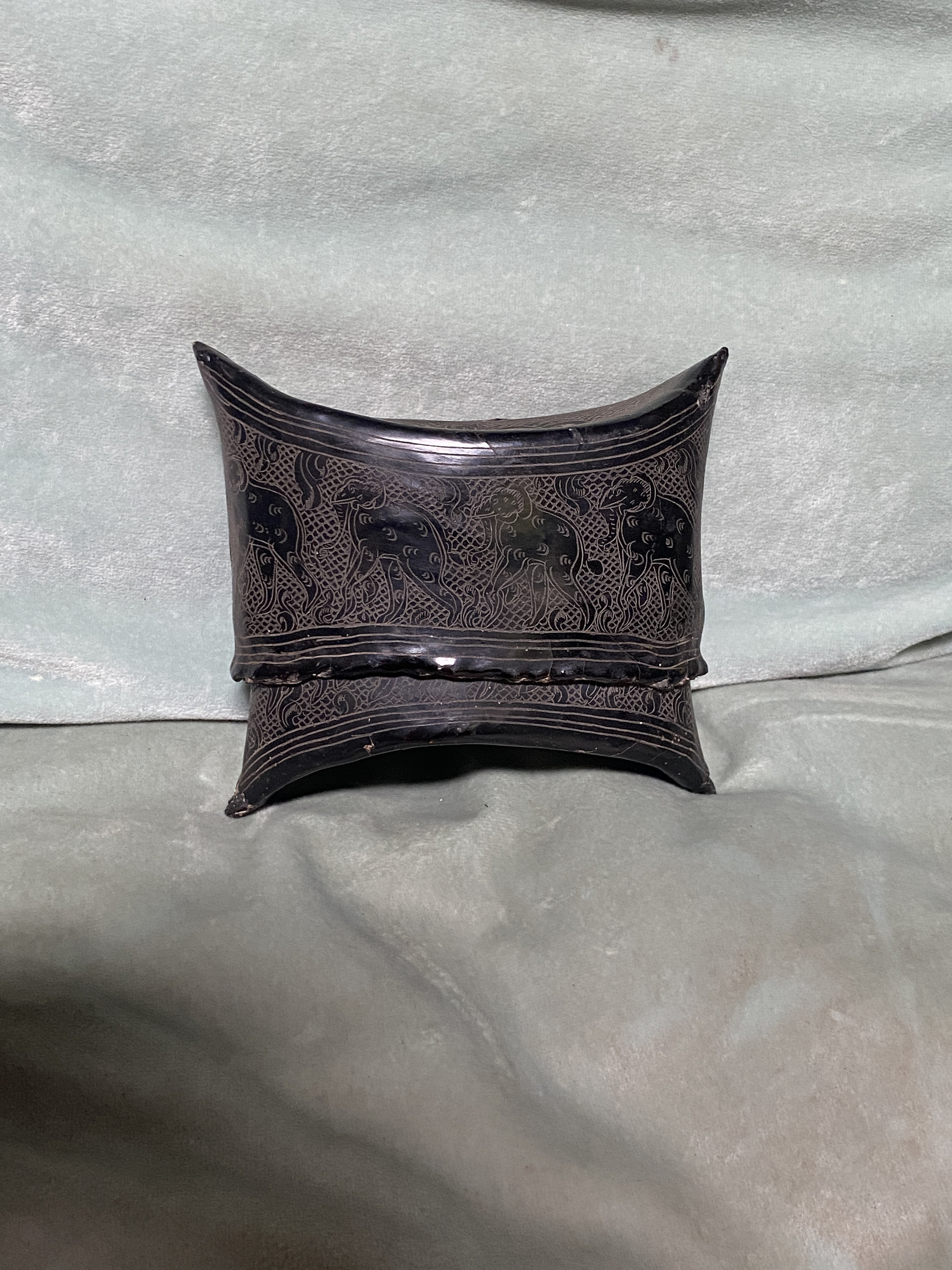 Vintage Burmese Lacquer Wallet Coin Purse Card Holder - Etsy