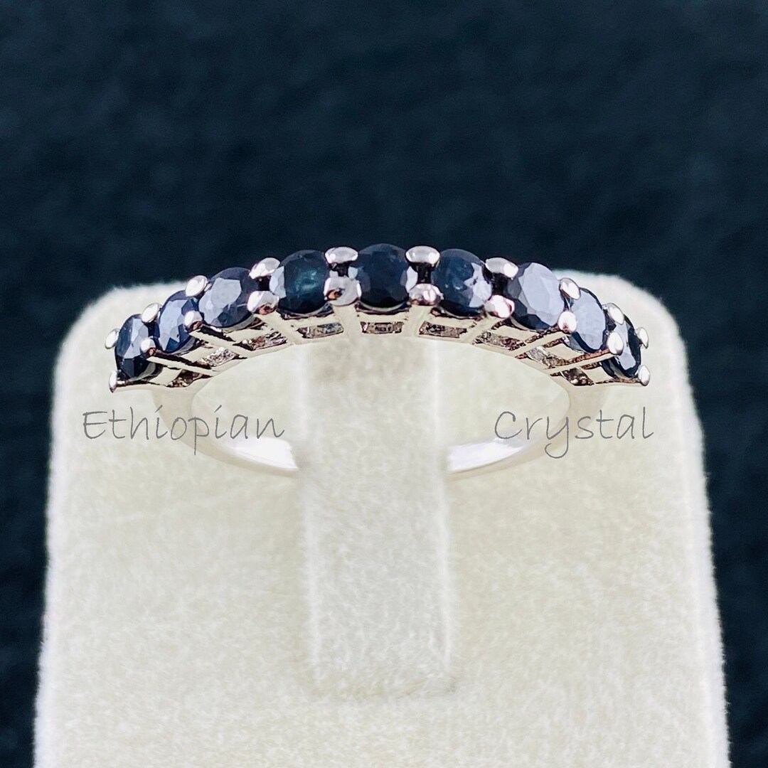 Qings 925 Sterling Silber Damen Ring - Ewigkeit Ehering Mit Zirkonia - Stapelbarer Verlobungsring