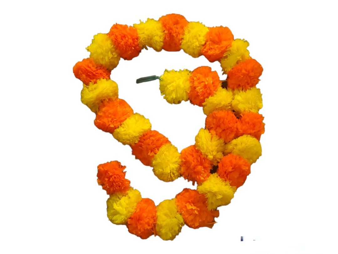 Marigold Rope 4.5' Feet Marigold String, Marigold Garland, Marigold Flowers. - Etsy