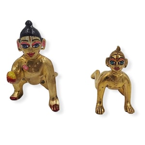 Updated Laddu gopal and radha rani pair idol, Gaura Nitai idols, Radha krishna idol, panch death idols, all details are in the description.