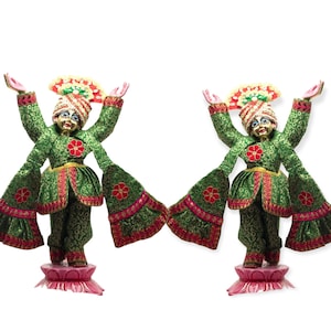 6 pcs dhoti 2" and 2.5" Poshak set for 4" 5" Gaura Nitai idol dresses,clothes for deities, iskon deities,dhoti 2",kanhaji poshak,gaura nitai