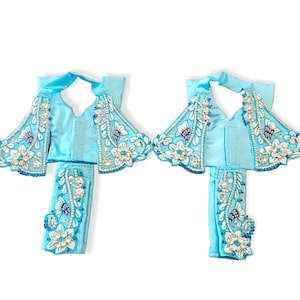 6 & 8pcs dhoti 3" Poshak set for 6" to 7" Gaura Nitai idol dresses, clothes for deities, iskon deities ,dhoti 3",kanhaji poshak,Gaura Nitai