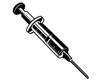 Syringe / Injection / Vaccine / Needle SVG / Cut File / Car - Etsy