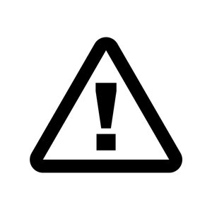 Warning Sign SVG / SVG Cut File / Car Decal SVG / Instant Download / Printable vector clip art / Silhouette & Cricut