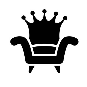 Sofa Lounge Chair SVG / SVG Cut File / Car Decal SVG / Instant Download / Printable vector clip art / Silhouette & Cricut