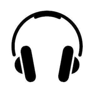 Headphone SVG / SVG Cut File / Car Decal SVG / Instant Download / Printable vector clip art / Silhouette & Cricut