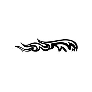 Fire SVG / SVG Cut File / Car Decal SVG / Instant Download / Printable vector clip art / Silhouette & Cricut