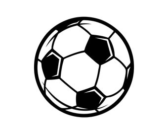 Soccer SVG / SVG Cut File / Car Decal SVG / Instant Download / Printable vector clip art / Silhouette & Cricut