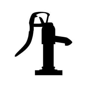 Pompa dell&#39;acqua SVG / File di taglio SVG / Decalcomania per auto SVG / Download immediato / Clip art vettoriale stampabile / Silhouette e Cricut